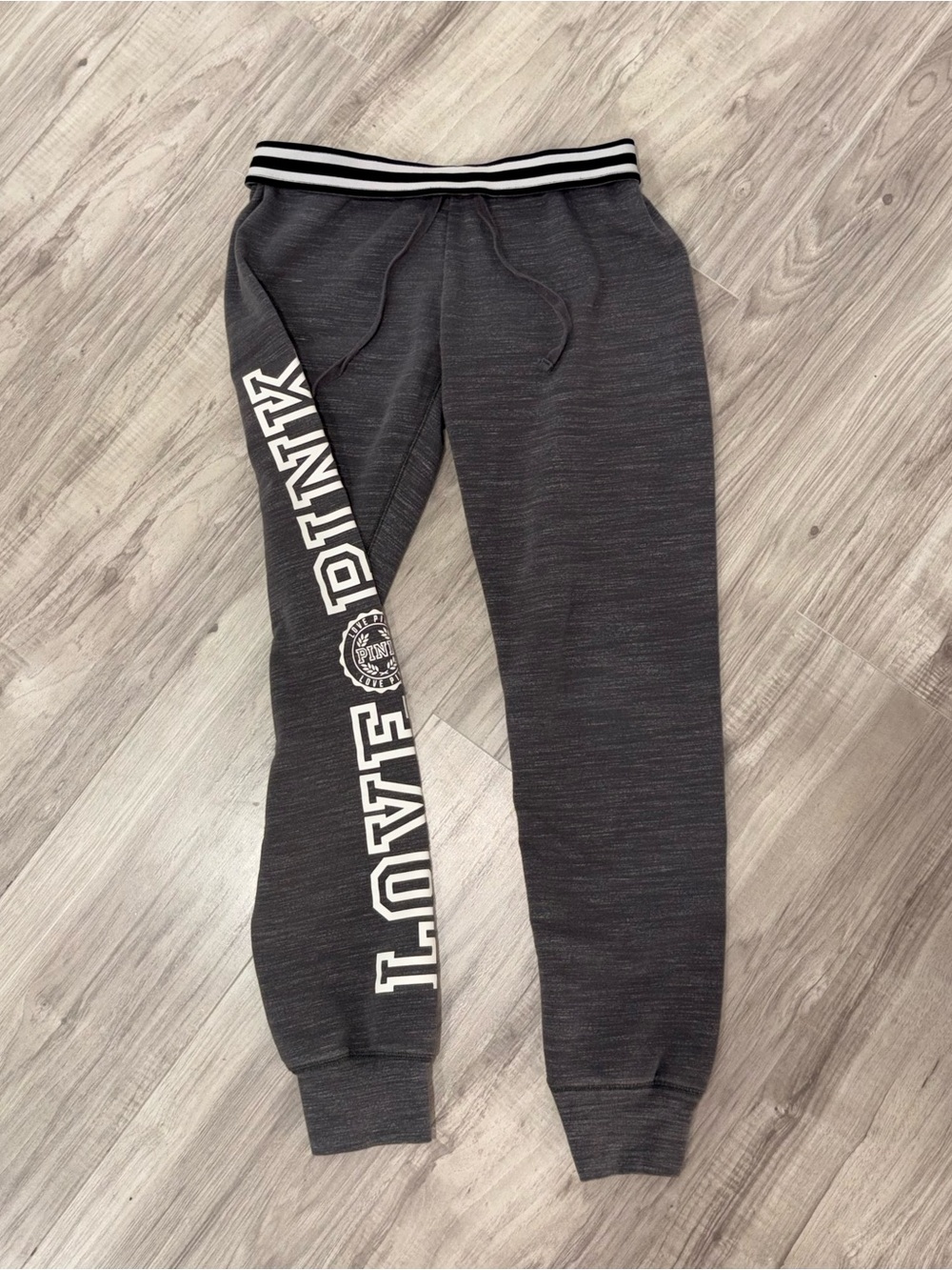 PINK Victorias Secret Gray Joggers S